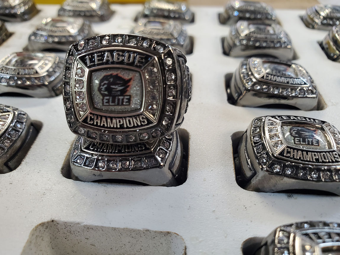 Sports Custom Youth Football Championship Rings