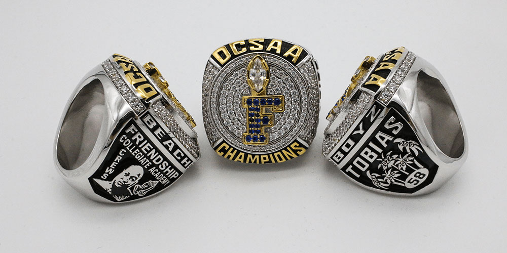 Custom Champion Ring - Ultimate Custom Championship Ring High Quality Heavy Duty School Ring Sports Ring Custom Champion Ring | TrophySmack