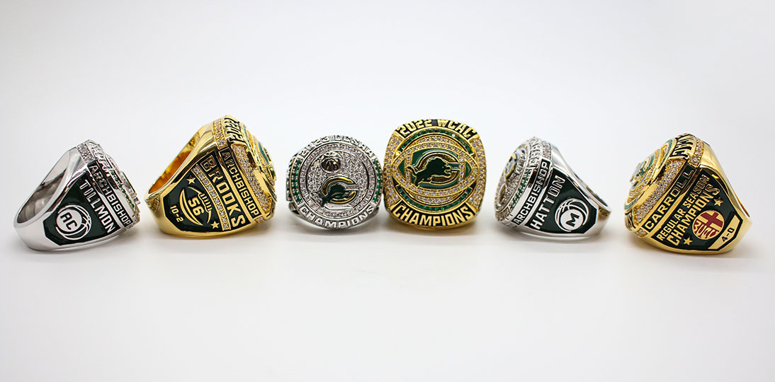 Youth Championship Rings: Softball, Football, Baseball & Basketball