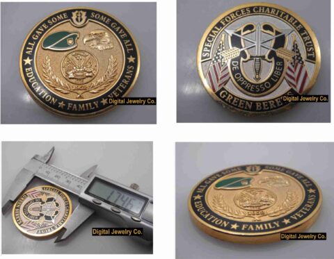 Custom Coins: Single and Bulk Engraved Metal Challenge Coins