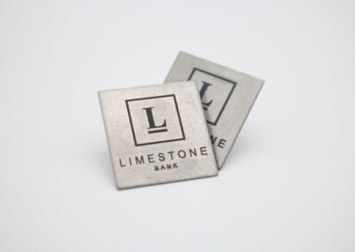 Custom Limestone Bank Pin