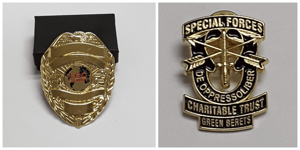 Replica Fire Badges