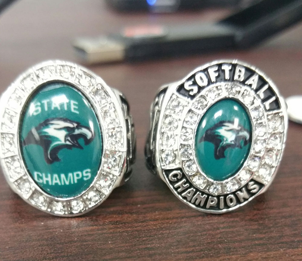 Custom Softball Rings